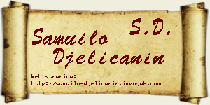 Samuilo Đelićanin vizit kartica